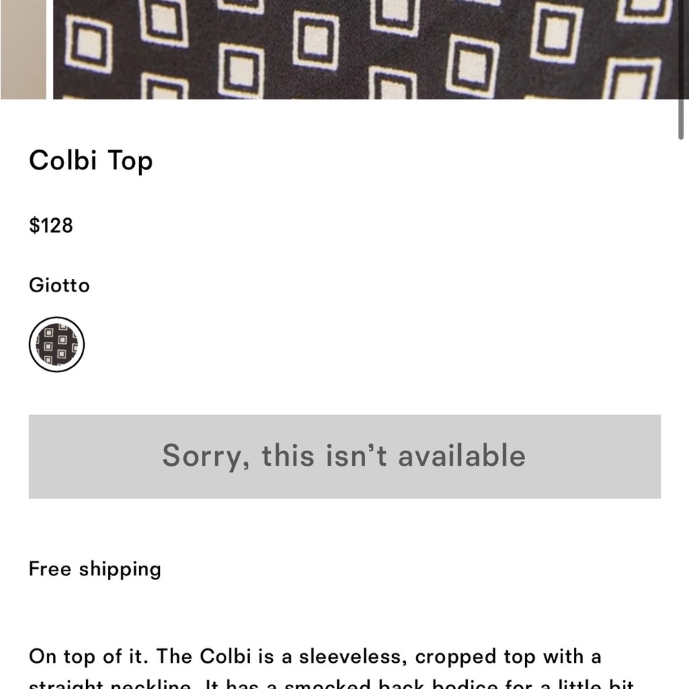 Reformation Colby Crop - Picture 4 of 6